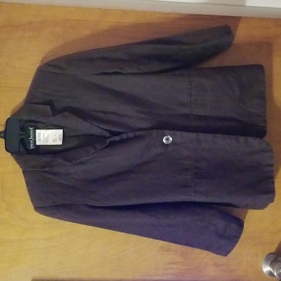 Harve Benard Linen Blazer Size 4: A - Picture 1 of 4